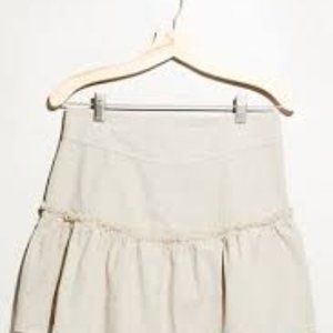 NWT Free People Positano Lace-Up Mini Skirt